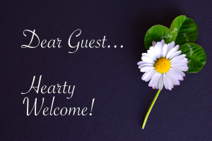 Welcome sign