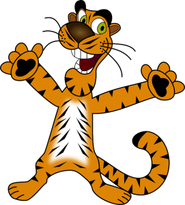 happy tiger