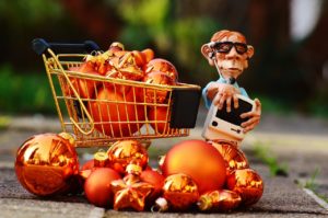 toy shopping cart overflowing